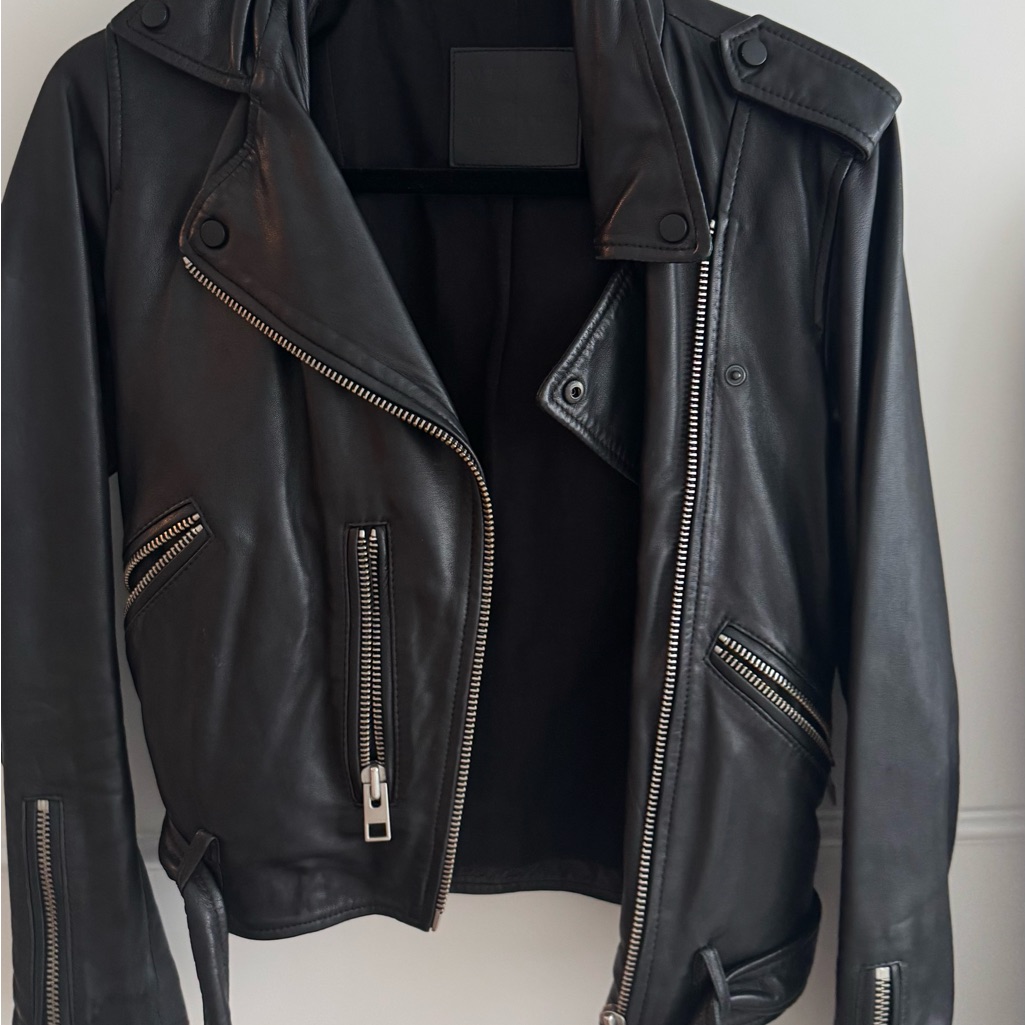 All Saints Baldwin Leather Jacket